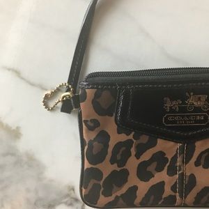 🔥SALE! Coach wristlet accessory | cheetah print